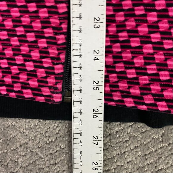 Lululemon Radiant Jacket Women's Size 6 Pink Black Full Zip Check Checkered - Picture 11 of 11